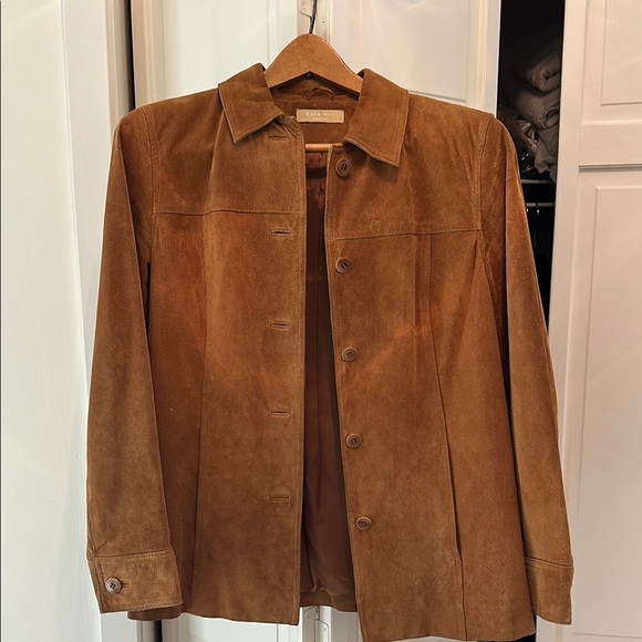 Kate Hill Jackets & Blazers - Brown Suede Women's Jacket